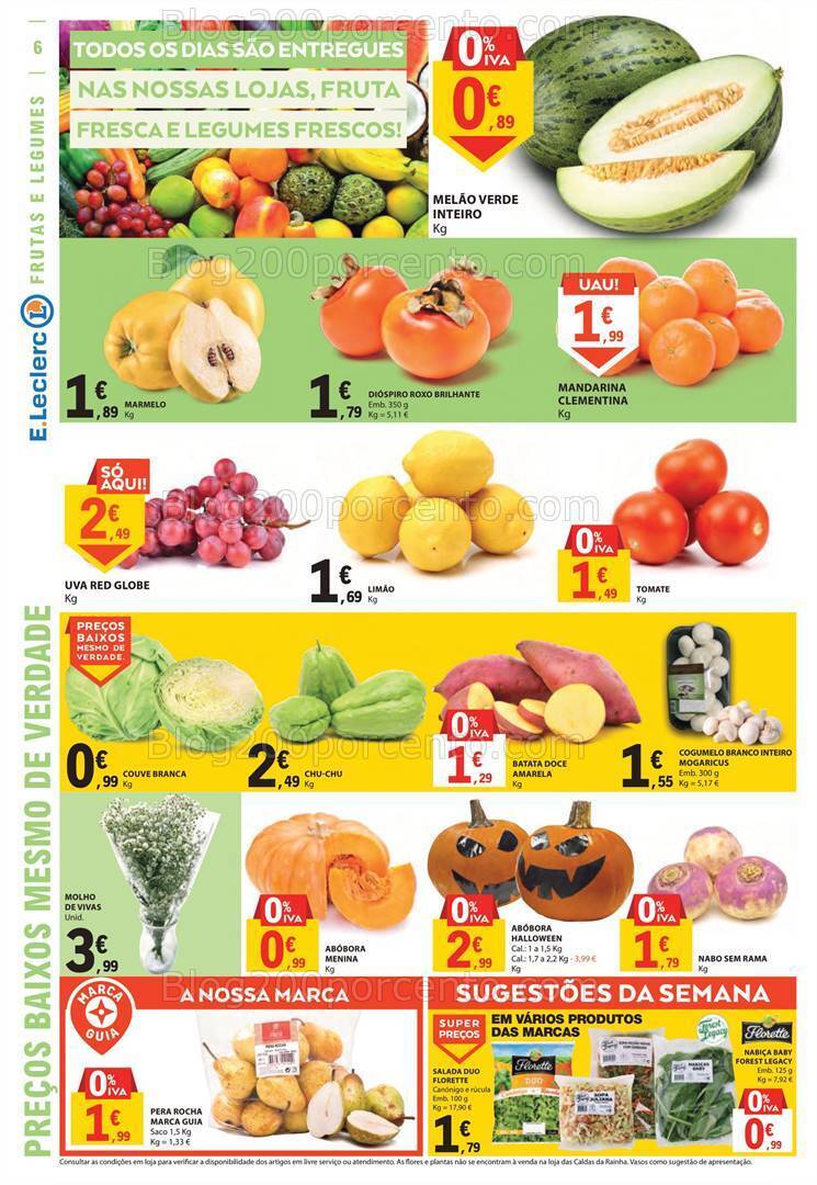 Antevisão Folheto E-LECLERC Promoções de 19 a 25 outubro