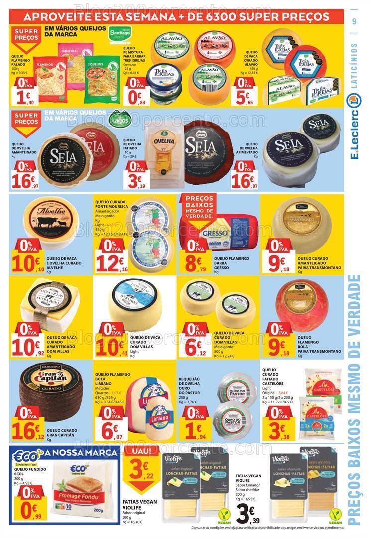 Antevisão Folheto E-LECLERC Promoções de 19 a 25 outubro