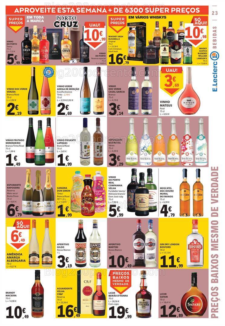 Antevisão Folheto E-LECLERC Promoções de 19 a 25 outubro