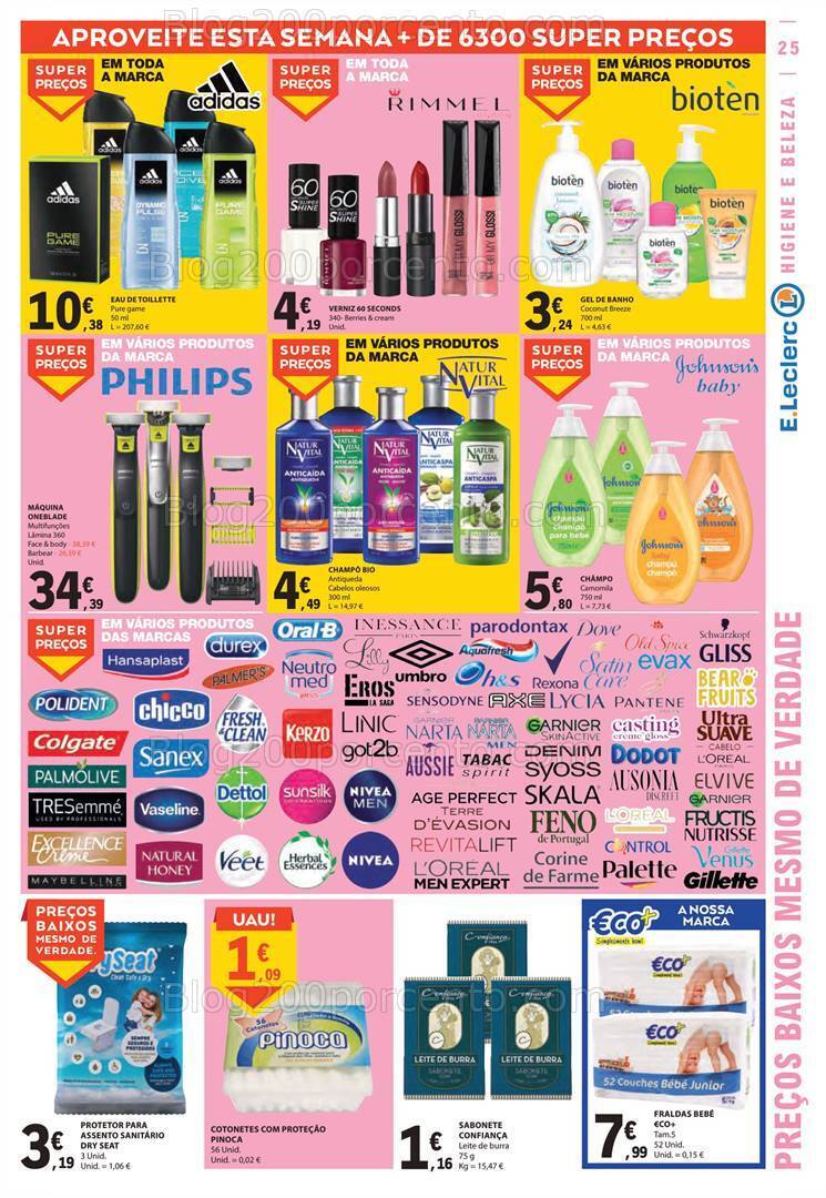 Antevisão Folheto E-LECLERC Promoções de 19 a 25 outubro
