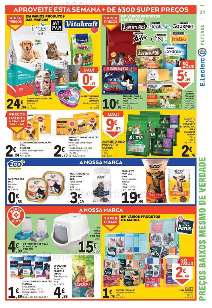 Antevisão Folheto E-LECLERC Promoções de 19 a 25 outubro