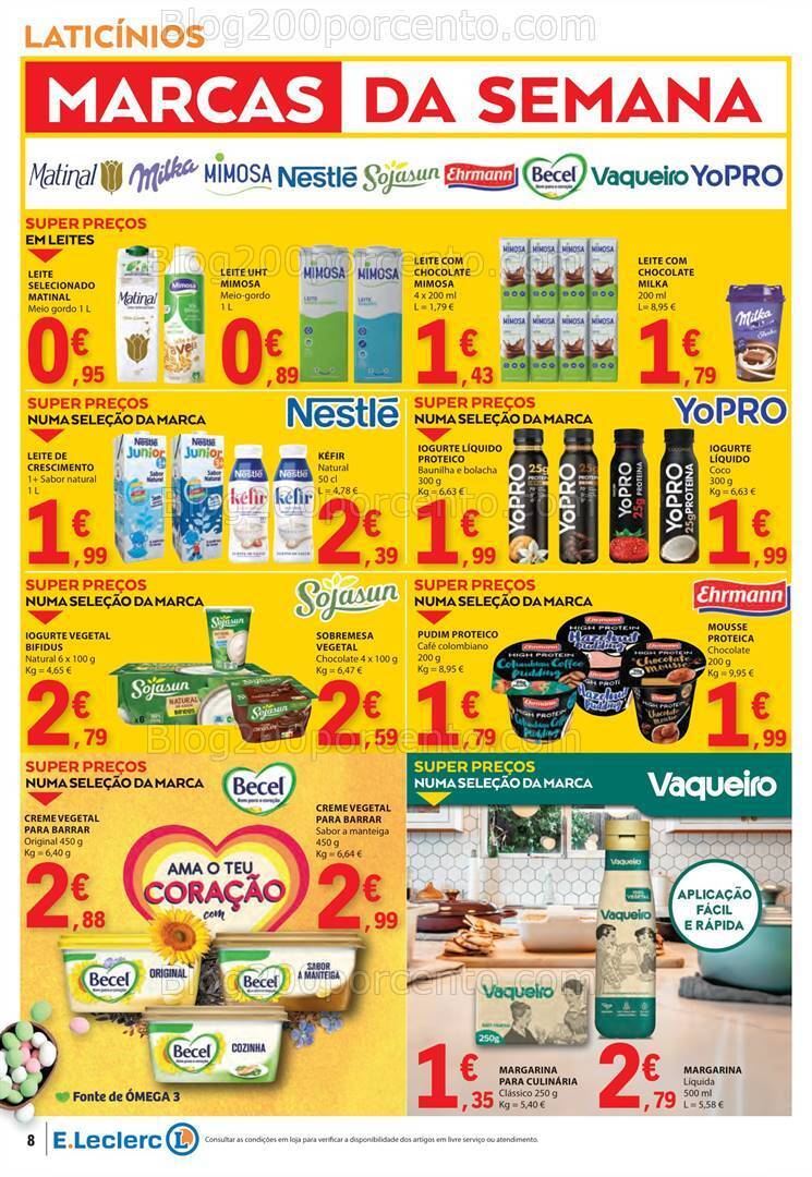 Antevisão Folheto E-LECLERC Promoções de 21 a 27 março