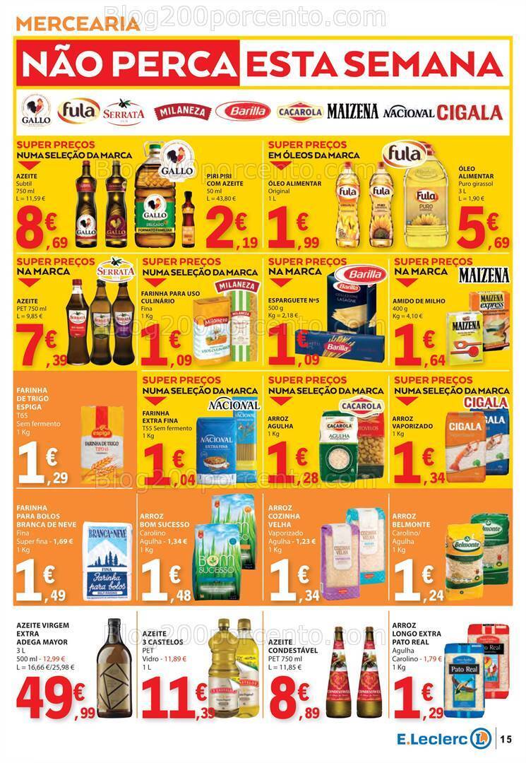 Antevisão Folheto E-LECLERC Promoções de 21 a 27 março
