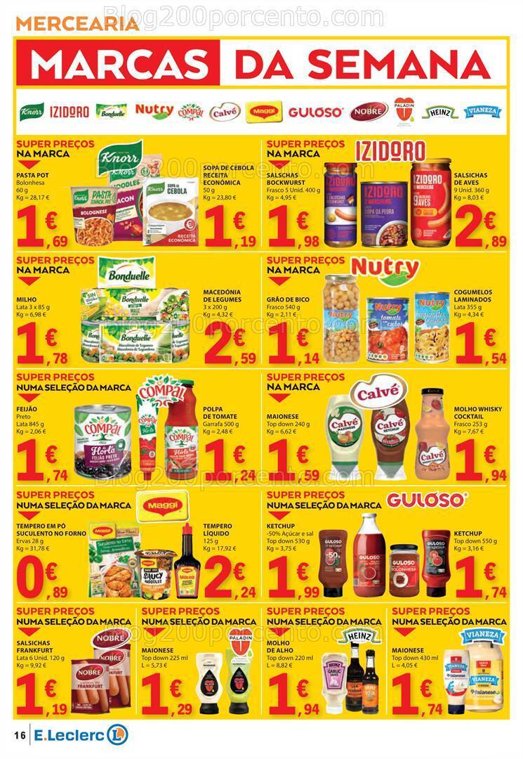 Antevisão Folheto E-LECLERC Promoções de 21 a 27 março