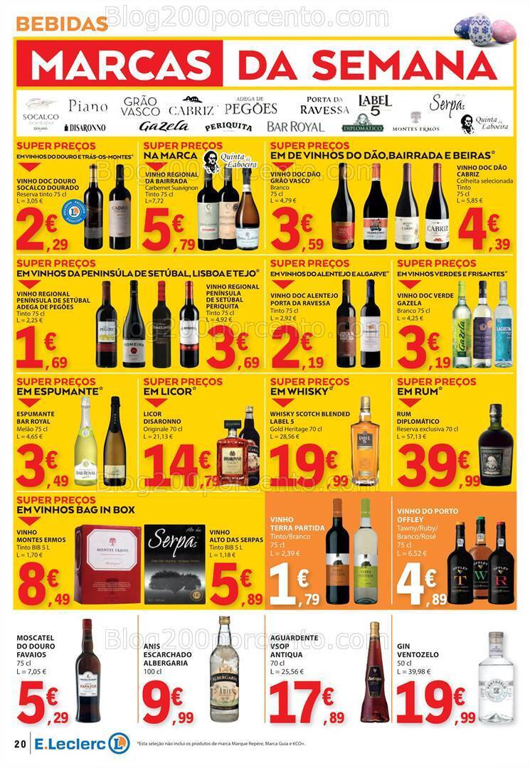 Antevisão Folheto E-LECLERC Promoções de 21 a 27 março