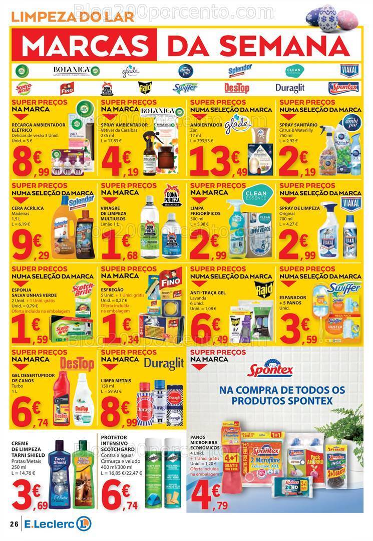 Antevisão Folheto E-LECLERC Promoções de 21 a 27 março