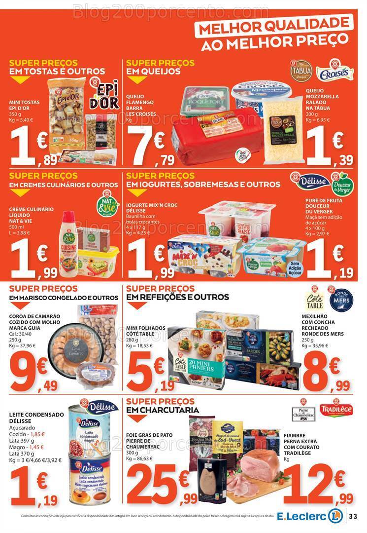 Antevisão Folheto E-LECLERC Promoções de 21 a 27 março