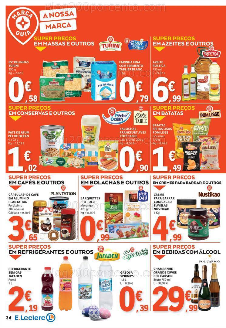 Antevisão Folheto E-LECLERC Promoções de 21 a 27 março