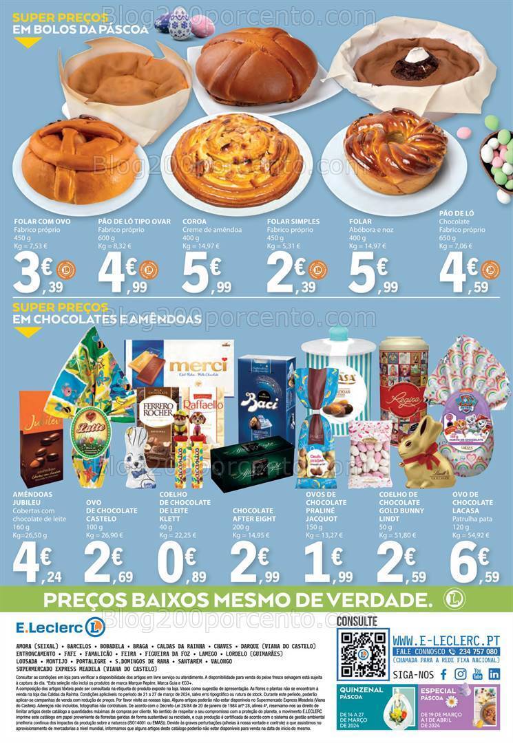 Antevisão Folheto E-LECLERC Promoções de 21 a 27 março