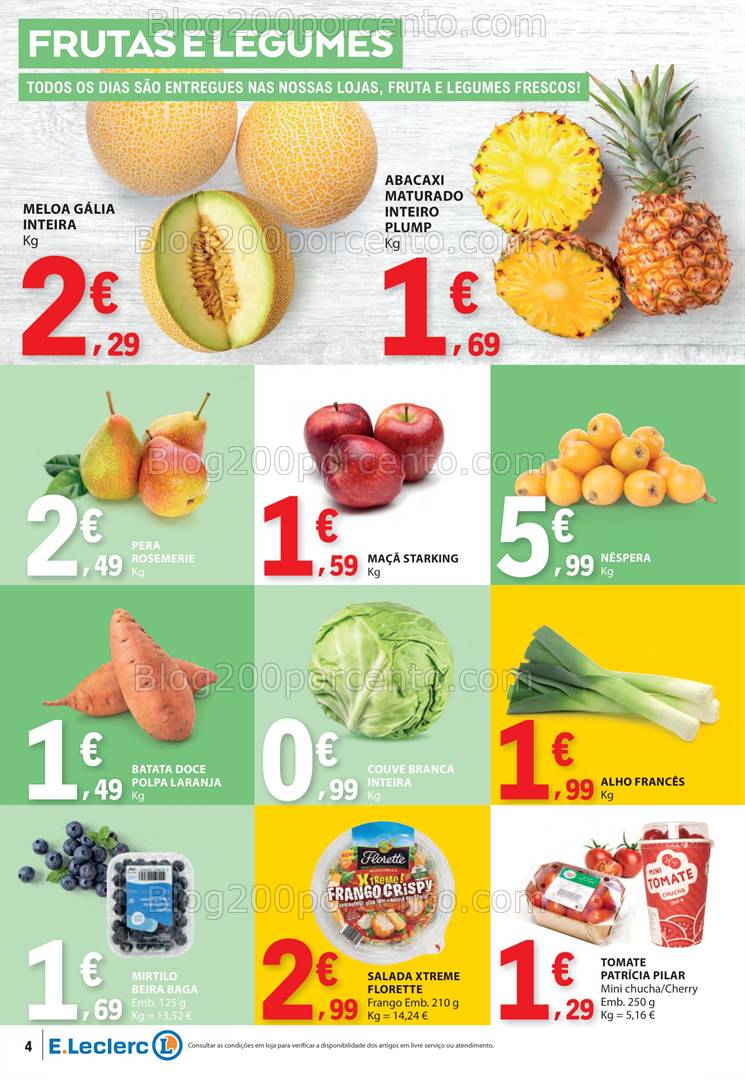 Antevisão Folheto E-LECLERC Promoções de 3 a 9 abril