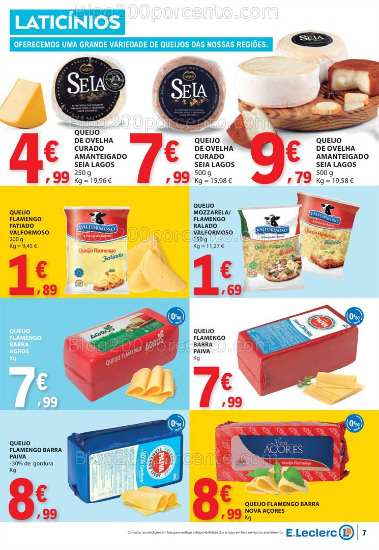 Antevisão Folheto E-LECLERC Promoções de 3 a 9 abril