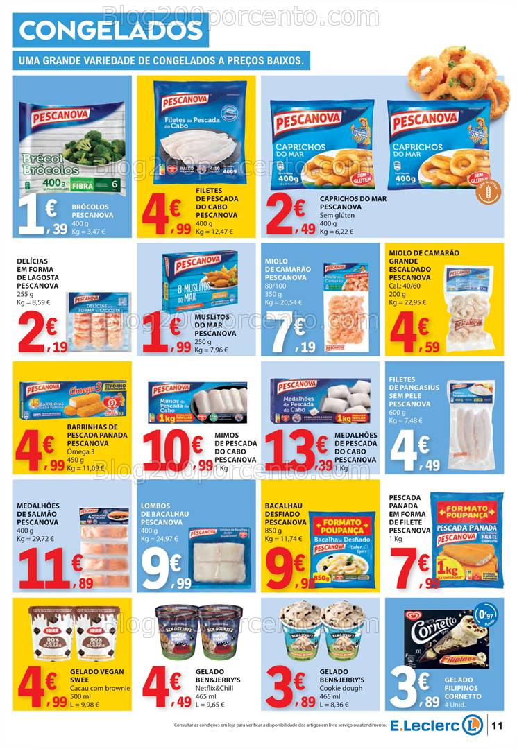 Antevisão Folheto E-LECLERC Promoções de 3 a 9 abril