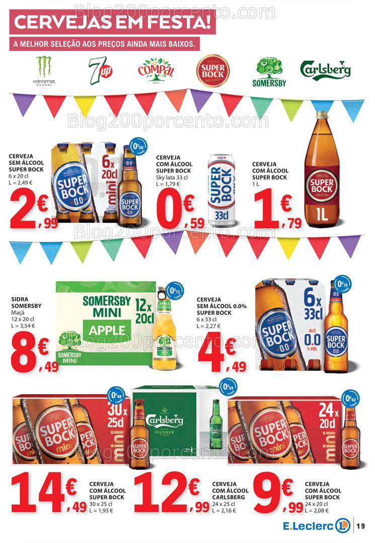 Antevisão Folheto E-LECLERC Promoções de 3 a 9 abril