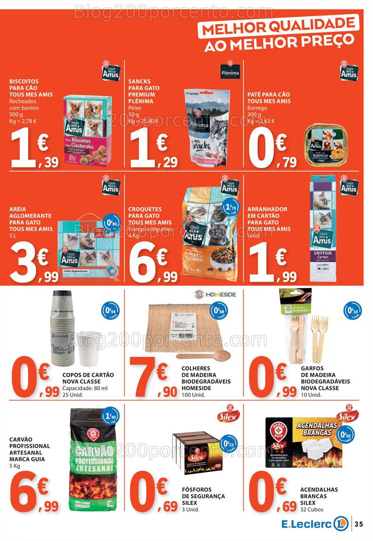 Antevisão Folheto E-LECLERC Promoções de 3 a 9 abril