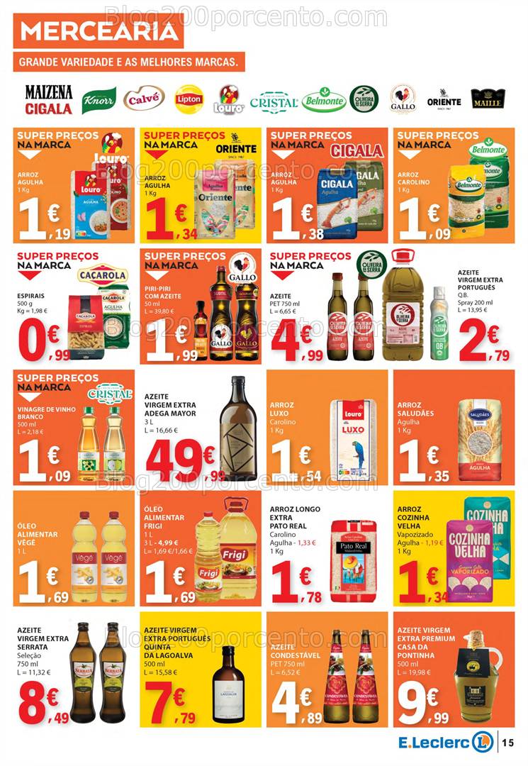 Antevisão Folheto E-LECLERC Páscoa + Promoções de 10 a 21 abril