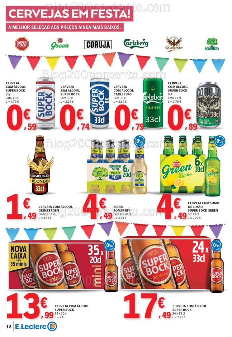 Antevisão Folheto E-LECLERC Páscoa + Promoções de 10 a 21 abril