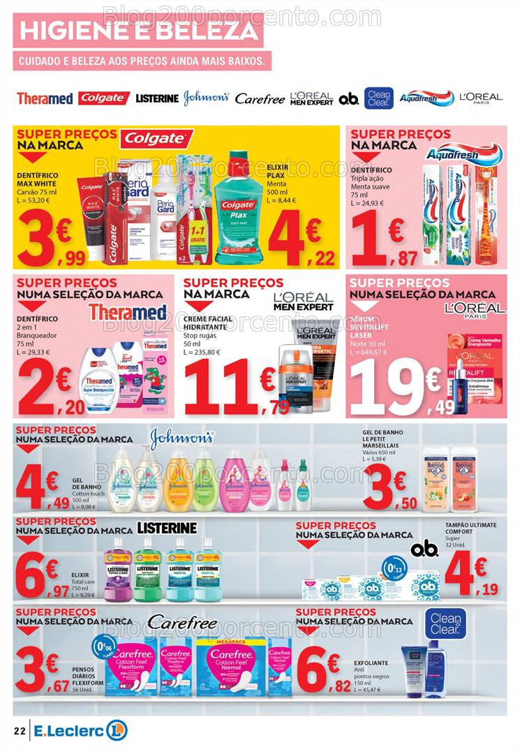 Antevisão Folheto E-LECLERC Páscoa + Promoções de 10 a 21 abril