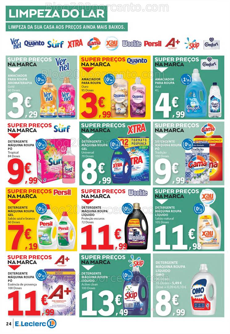 Antevisão Folheto E-LECLERC Páscoa + Promoções de 10 a 21 abril