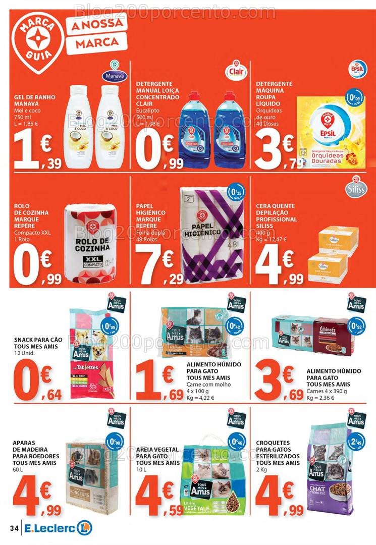 Antevisão Folheto E-LECLERC Páscoa + Promoções de 10 a 21 abril