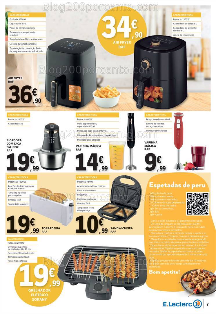 Antevisão Folheto E-LECLERC Bazar Promoções de 1 a 14 agosto
