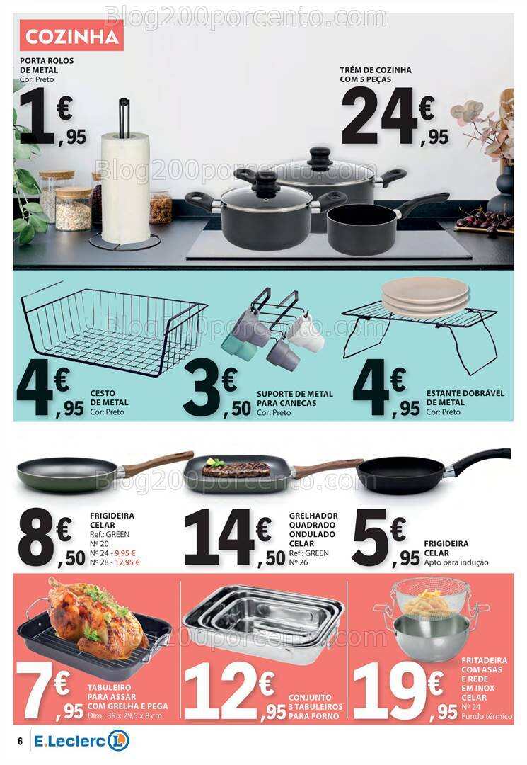 Antevisão Folheto E-LECLERC Bazar Promoções de 11 a 24 abril