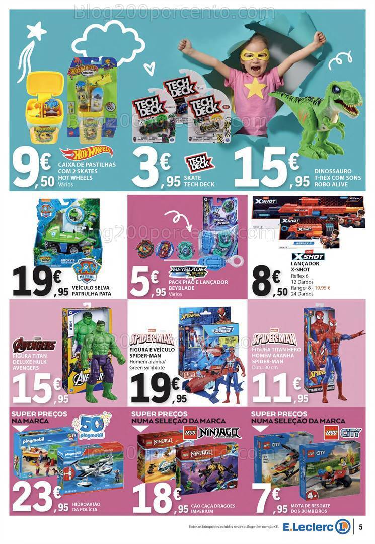 Antevisão Folheto E-LECLERC Bazar Promoções de 23 maio a 5 junho
