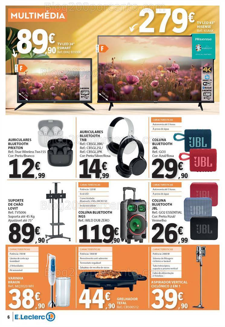 Antevisão Folheto E-LECLERC Bazar Promoções de 28 março a 10 abril