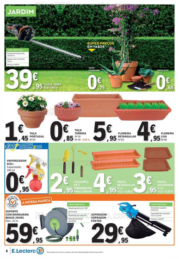 Antevisão Folheto E-LECLERC Bazar Promoções de 9 a 22 maio