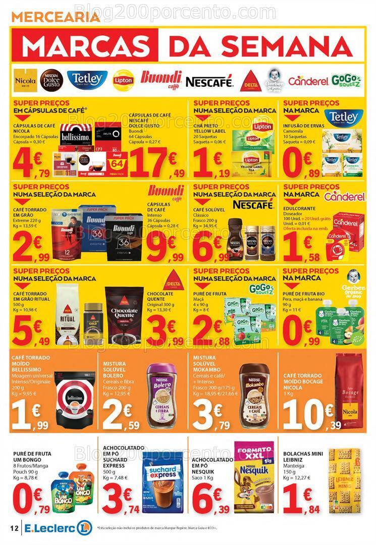 Antevisão Folheto E-LECLERC Promoções de 11 a 17 abril