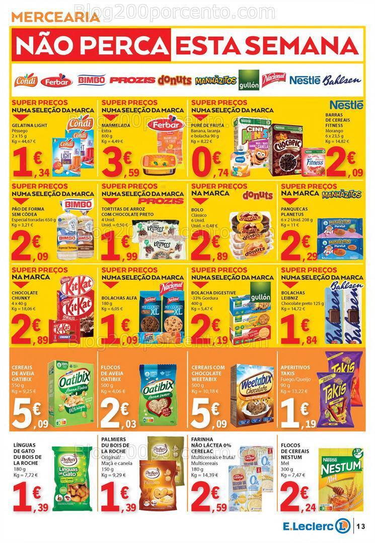 Antevisão Folheto E-LECLERC Promoções de 11 a 17 abril