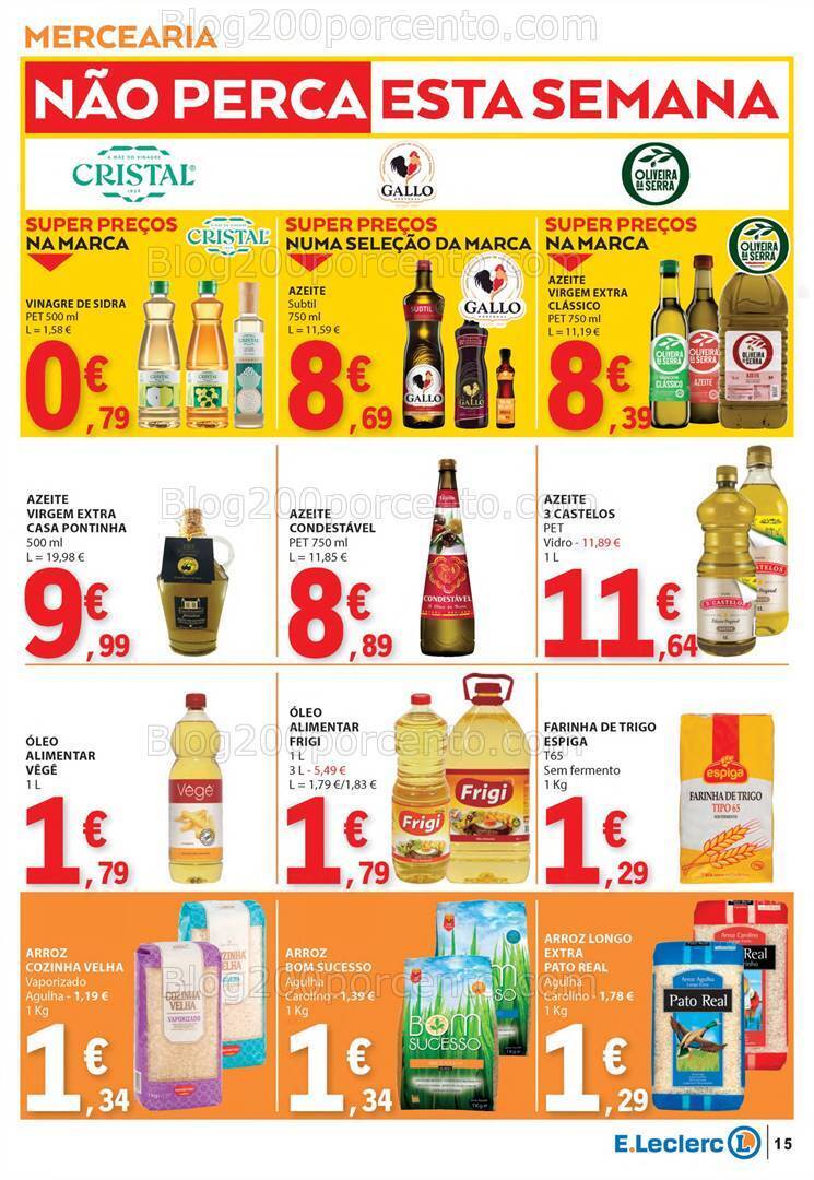 Antevisão Folheto E-LECLERC Promoções de 11 a 17 abril