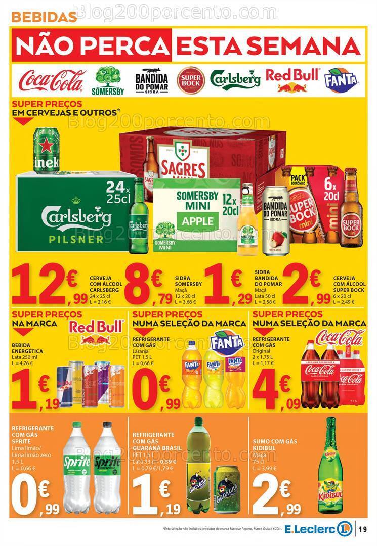 Antevisão Folheto E-LECLERC Promoções de 11 a 17 abril