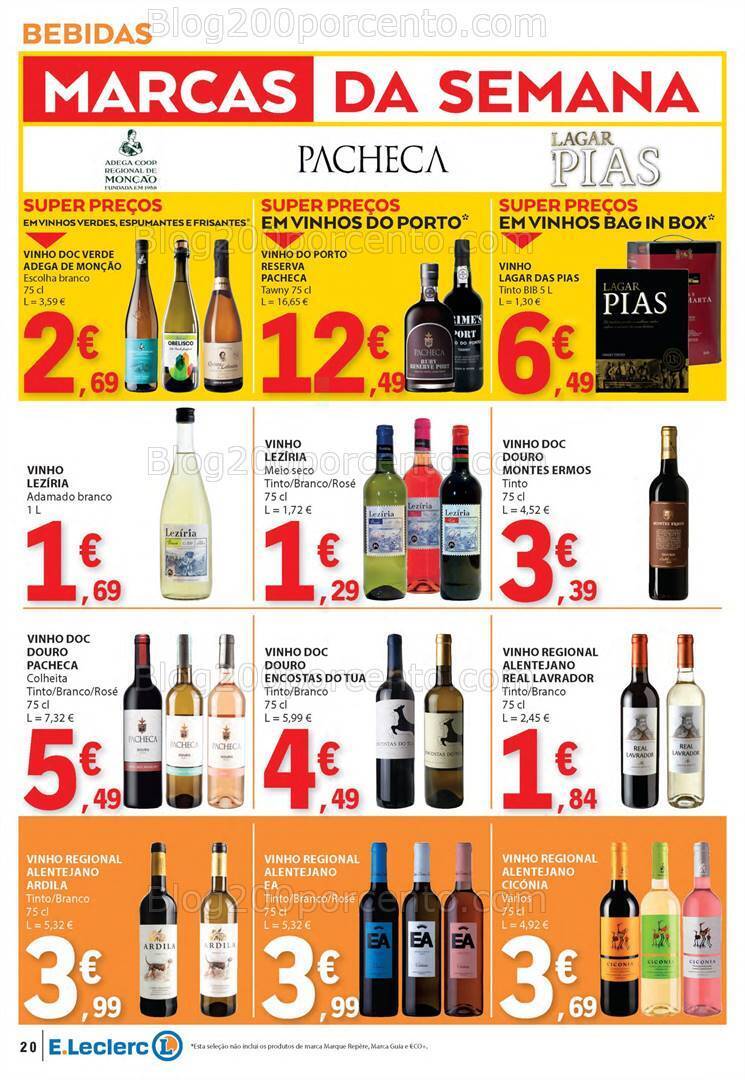 Antevisão Folheto E-LECLERC Promoções de 11 a 17 abril