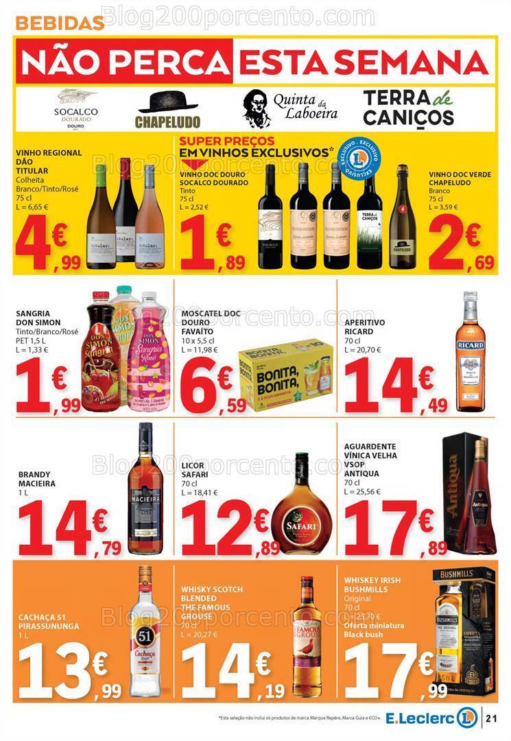 Antevisão Folheto E-LECLERC Promoções de 11 a 17 abril