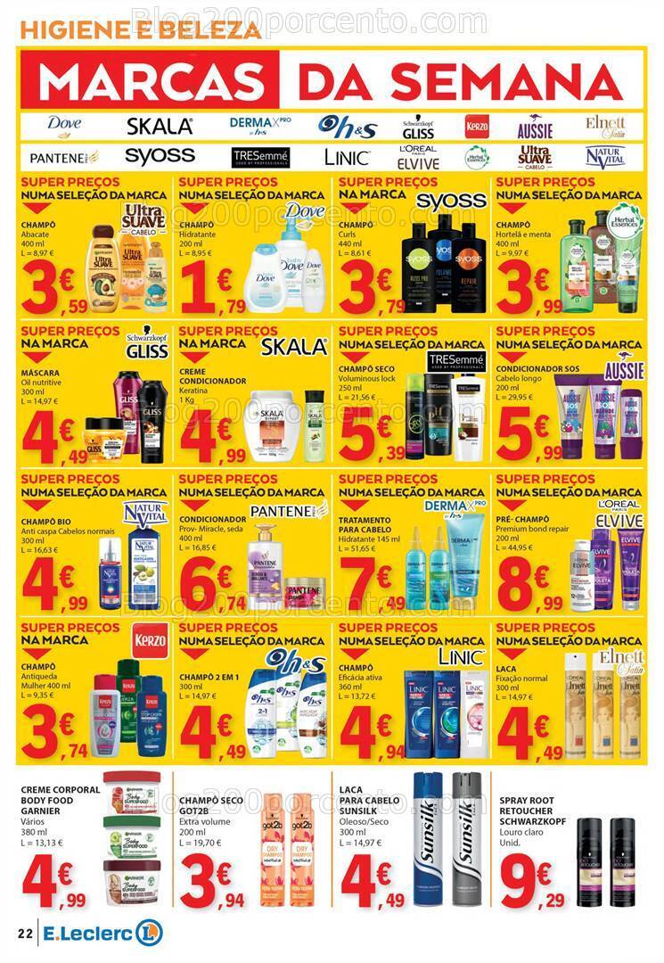 Antevisão Folheto E-LECLERC Promoções de 11 a 17 abril