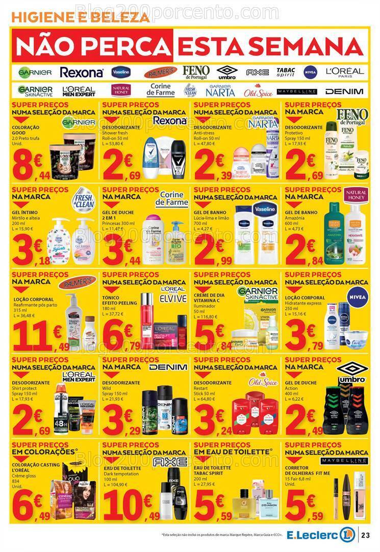 Antevisão Folheto E-LECLERC Promoções de 11 a 17 abril