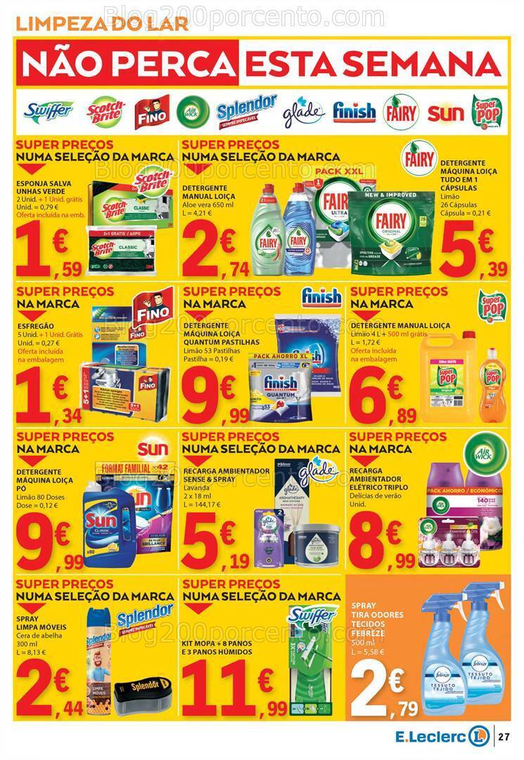 Antevisão Folheto E-LECLERC Promoções de 11 a 17 abril