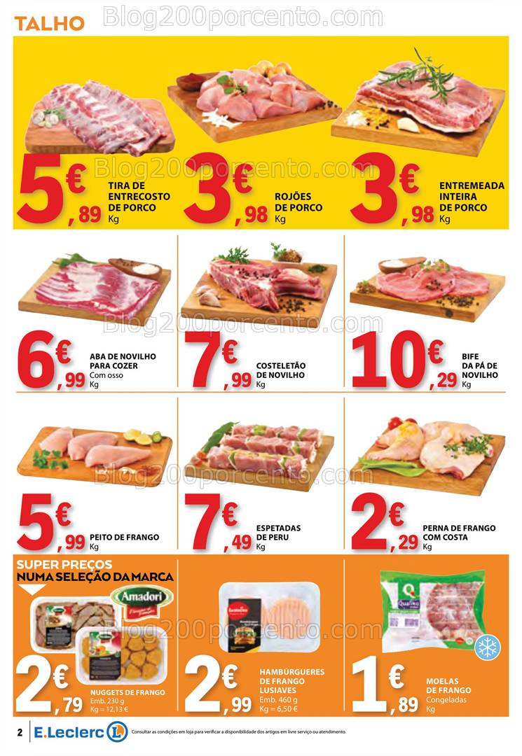 Antevisão Folheto E-LECLERC Promoções de 2 a 8 janeiro