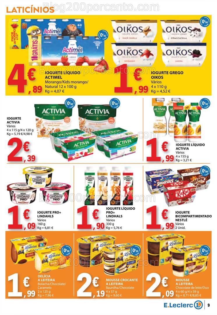 Antevisão Folheto E-LECLERC Promoções de 2 a 8 janeiro