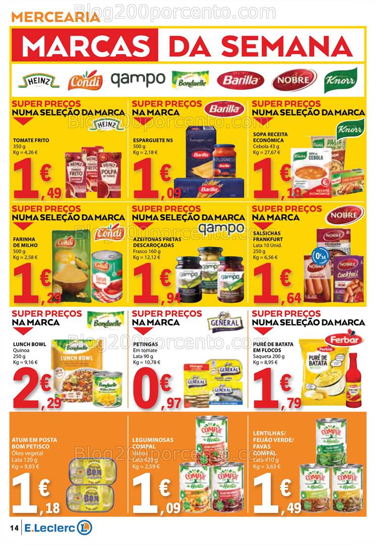 Antevisão Folheto E-LECLERC Promoções de 2 a 8 janeiro