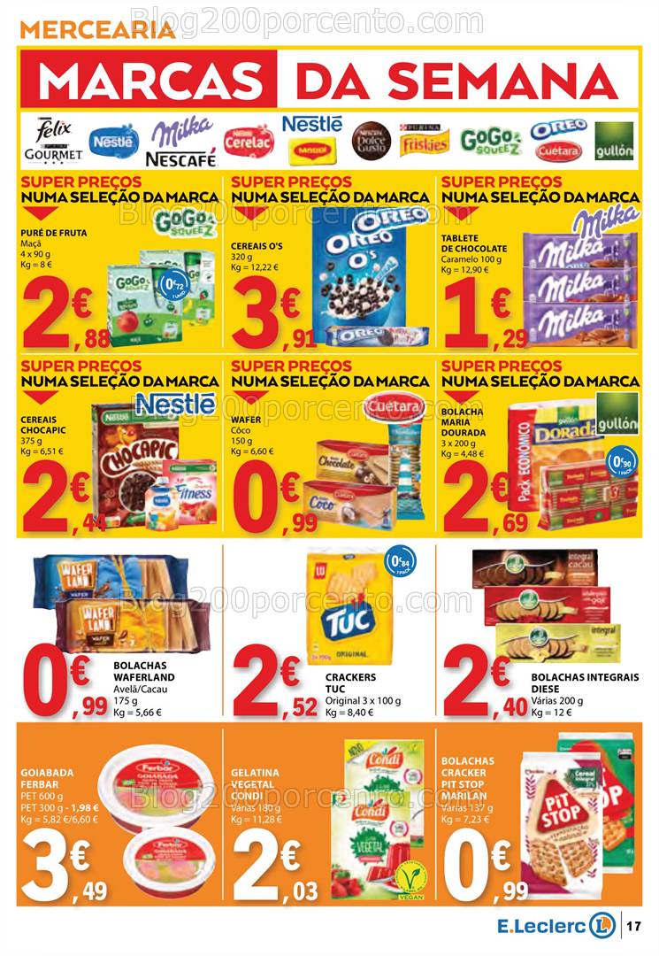 Antevisão Folheto E-LECLERC Promoções de 2 a 8 janeiro