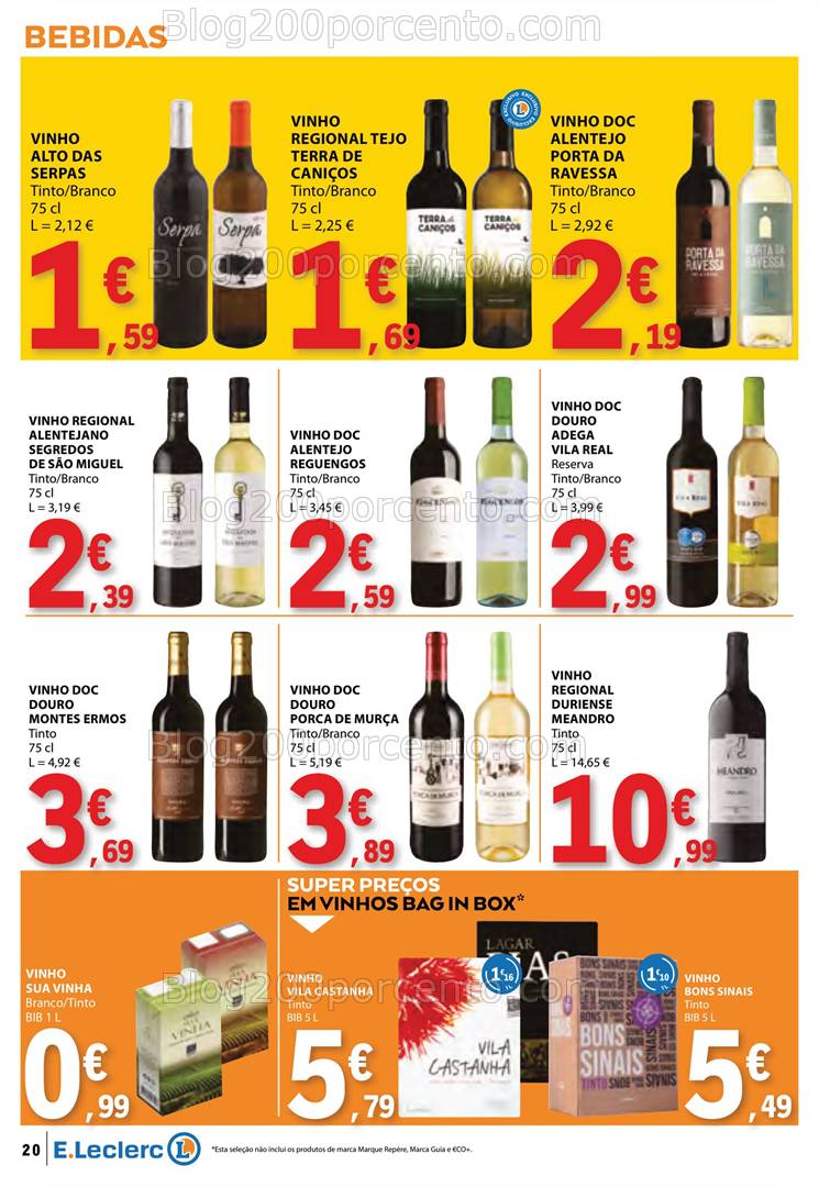 Antevisão Folheto E-LECLERC Promoções de 2 a 8 janeiro