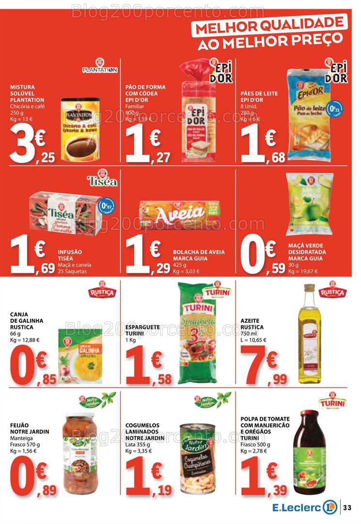Antevisão Folheto E-LECLERC Promoções de 2 a 8 janeiro