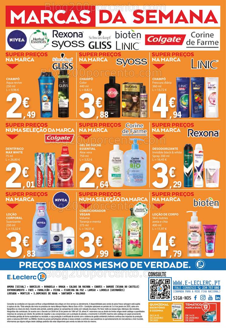Antevisão Folheto E-LECLERC Promoções de 2 a 8 janeiro