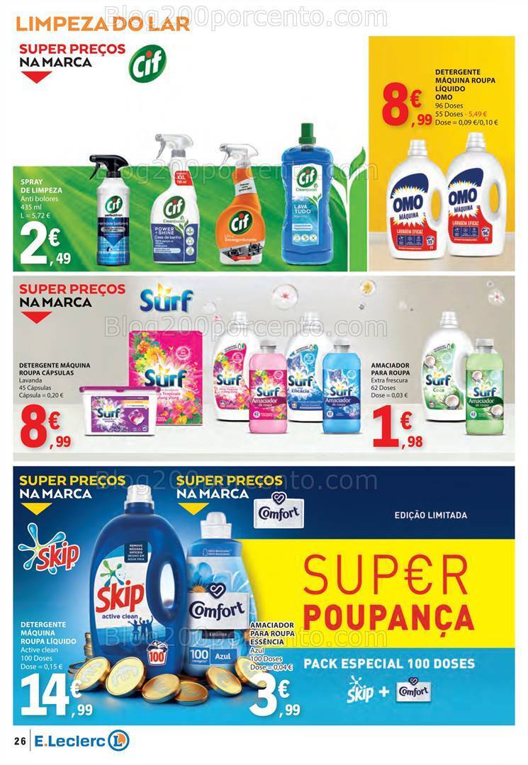 Antevisão Folheto E-LECLERC Semanal Promoções de 23 a 29 maio