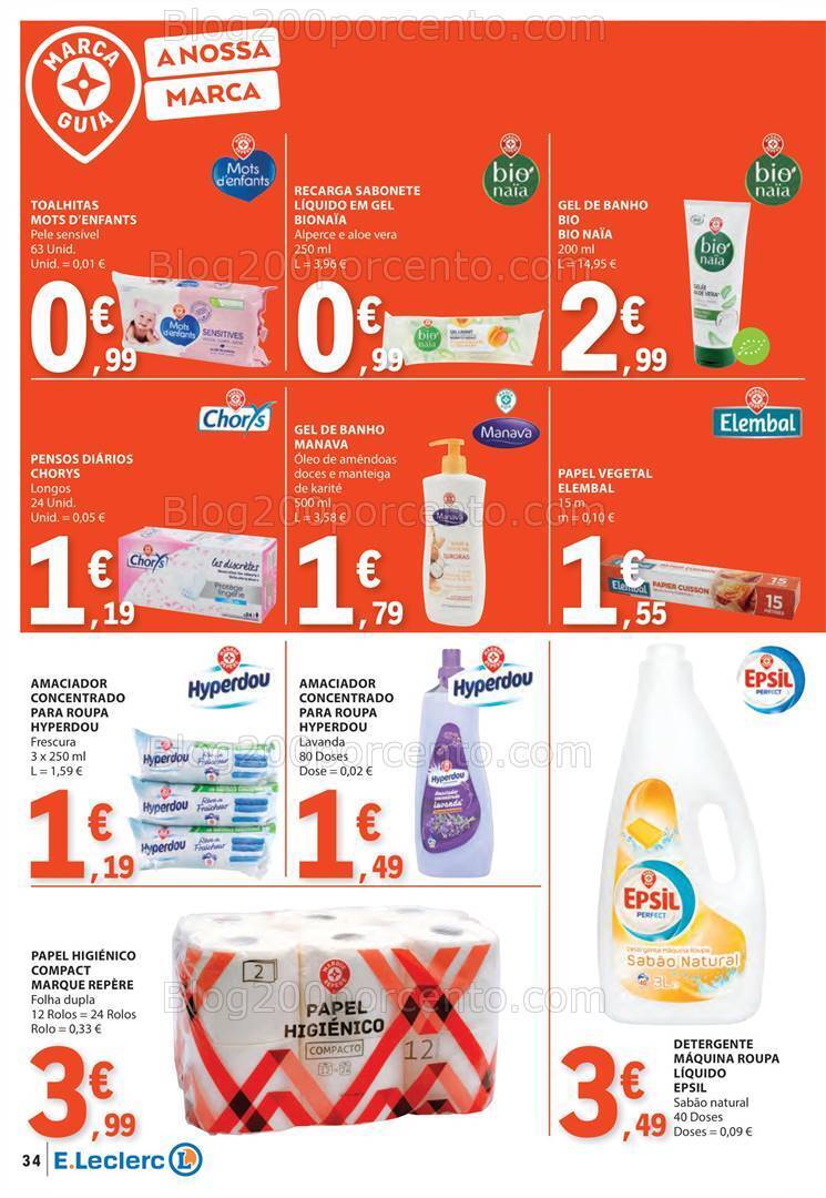 Antevisão Folheto E-LECLERC Semanal Promoções de 23 a 29 maio