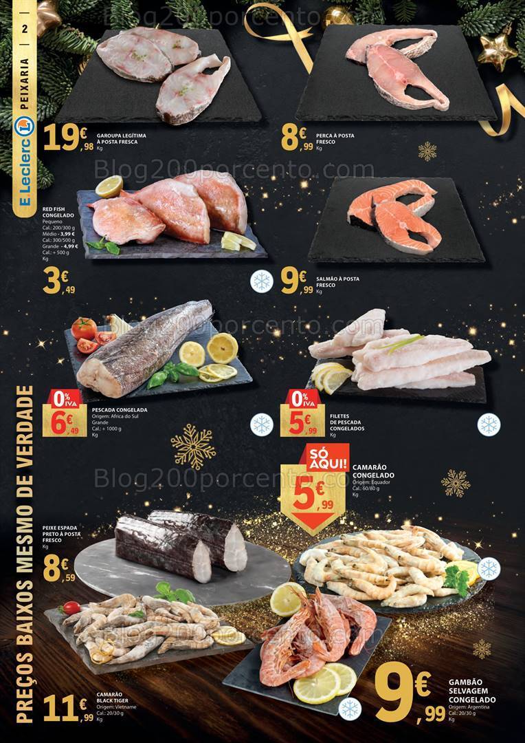 Antevisão Folheto E-LECLERC Natal Promoções de 12 a 24 dezembro