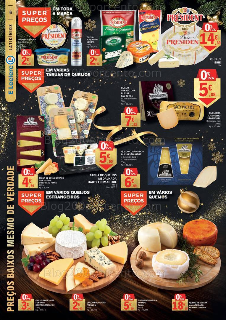 Antevisão Folheto E-LECLERC Natal Promoções de 12 a 24 dezembro