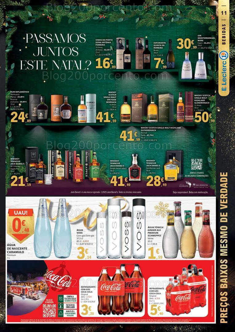 Antevisão Folheto E-LECLERC Natal Promoções de 12 a 24 dezembro