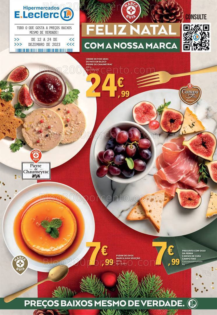 Antevisão Folheto E-LECLEC Natal Gourmet Promoções de 12 a 24 dezembro